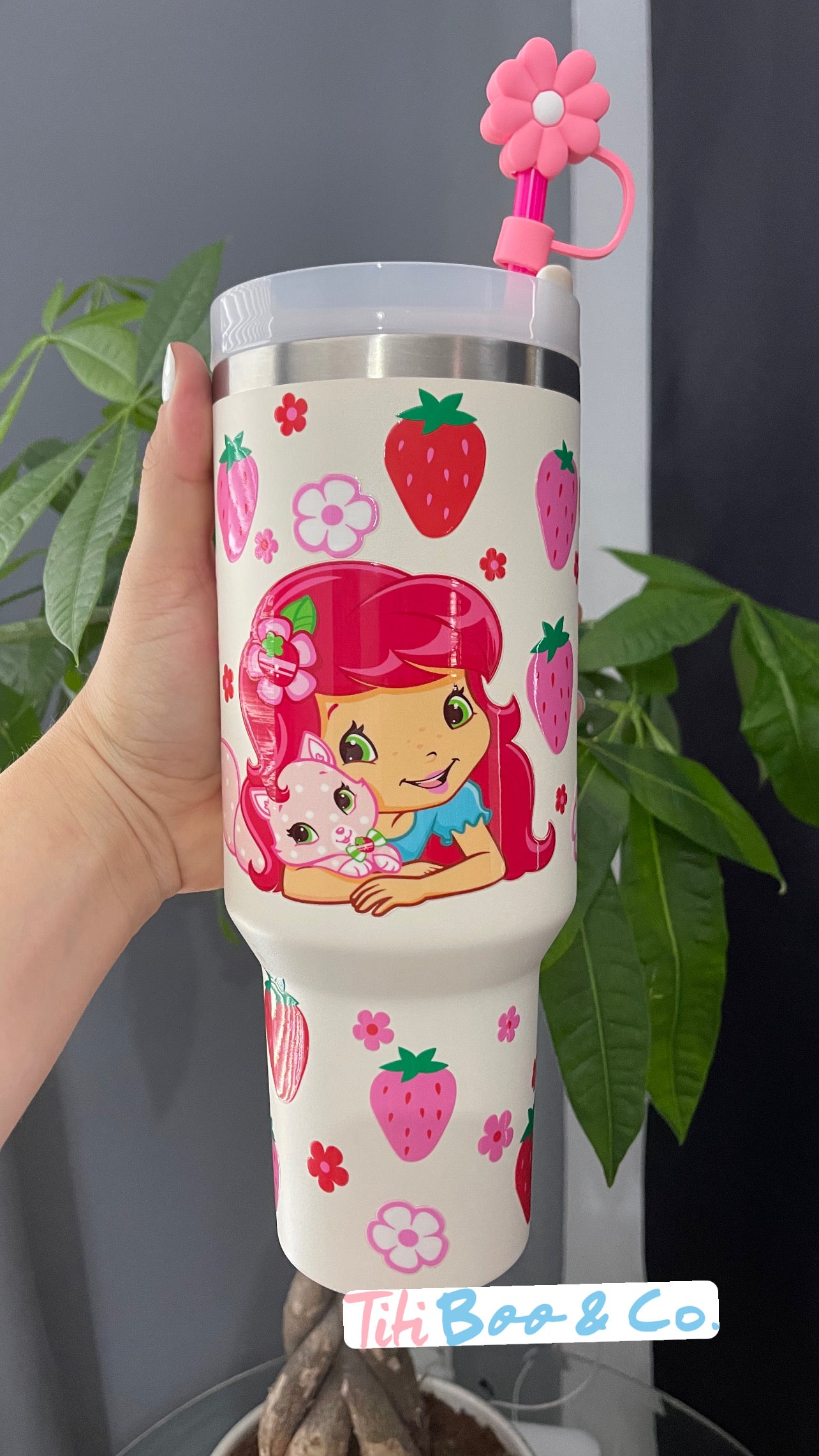 Strawberry shortcake 40oz Tumbler