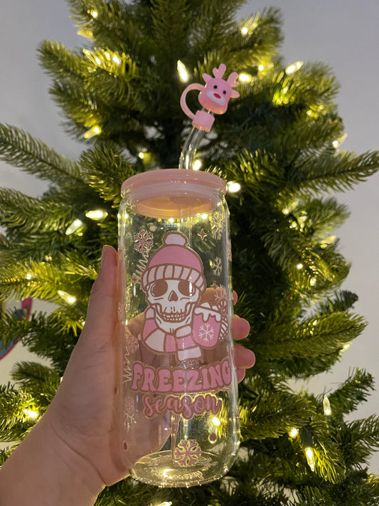 20oz Pink Creepmas